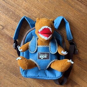 Naturally Kids Dino Backpack w/ Plush T-Rex – NEW With Tags